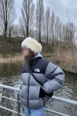 Grey north face 🩶