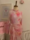 طقم سباحة - Beach Style - ورديه