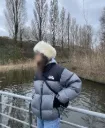 جاكيت - North Face Style - نورت فيس رمادي
