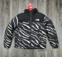 جاكيت - North Face Style - نورث فيس اسود مخطط